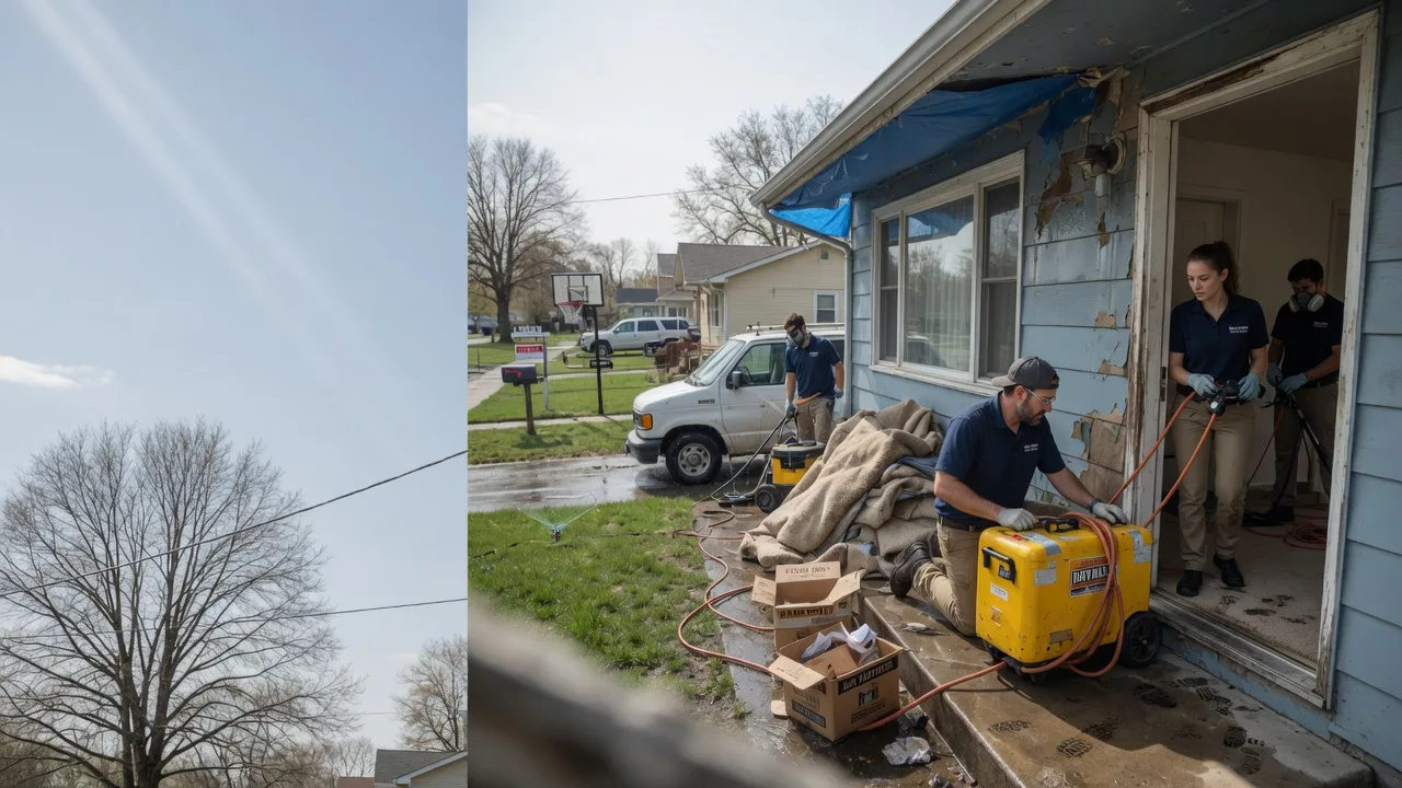 Basement Flood Cleanup in Claypool, IN near me